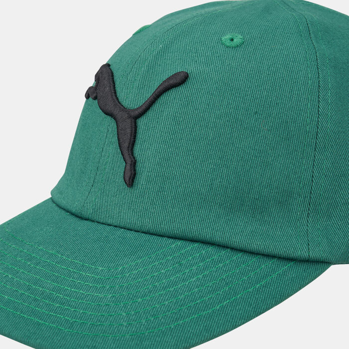 PUMA Men's Essential Cat Logo Cap White PUMA Men's Essential Cat Logo Cap White image number 2