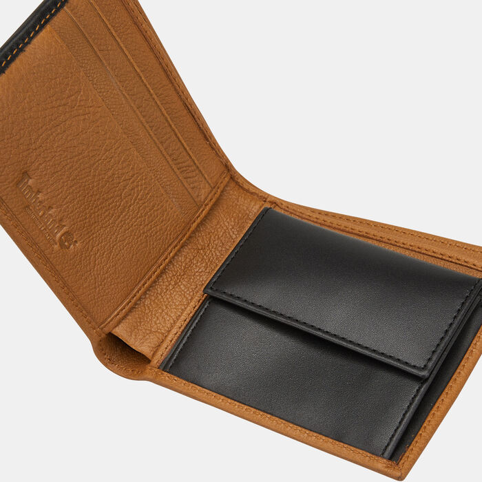 Timberland Men's Braeburn Large Coin Pocket Wallet Blue image number 2