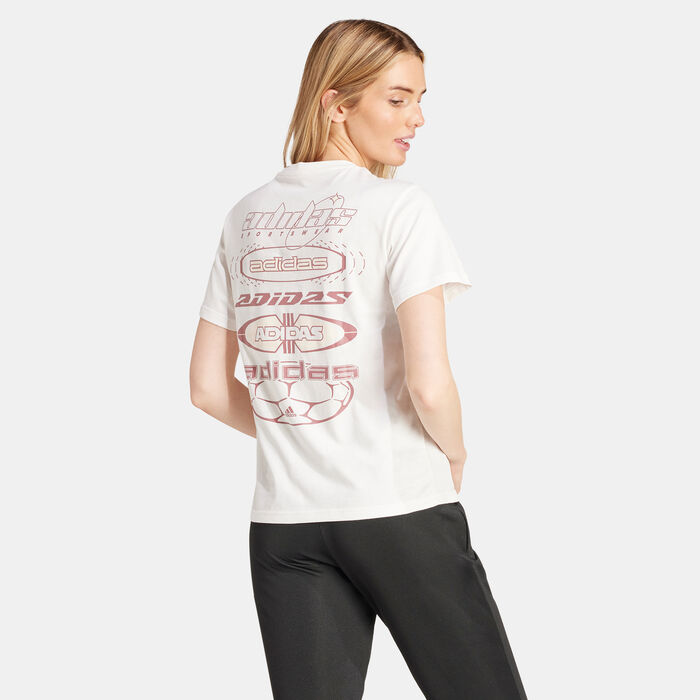 adidas Women's House of Tiro Summer Graphic T-Shirt White image number 1