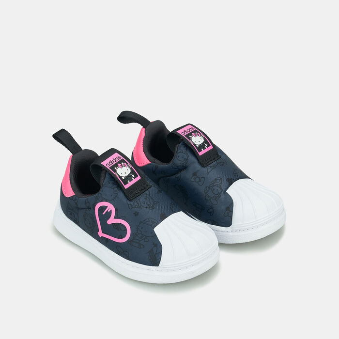 adidas Originals Kids' x Hello Kitty and Friends Superstar 360 Shoes Black adidas Originals Kids' x Hello Kitty and Friends Superstar 360 Shoes Black image number 1