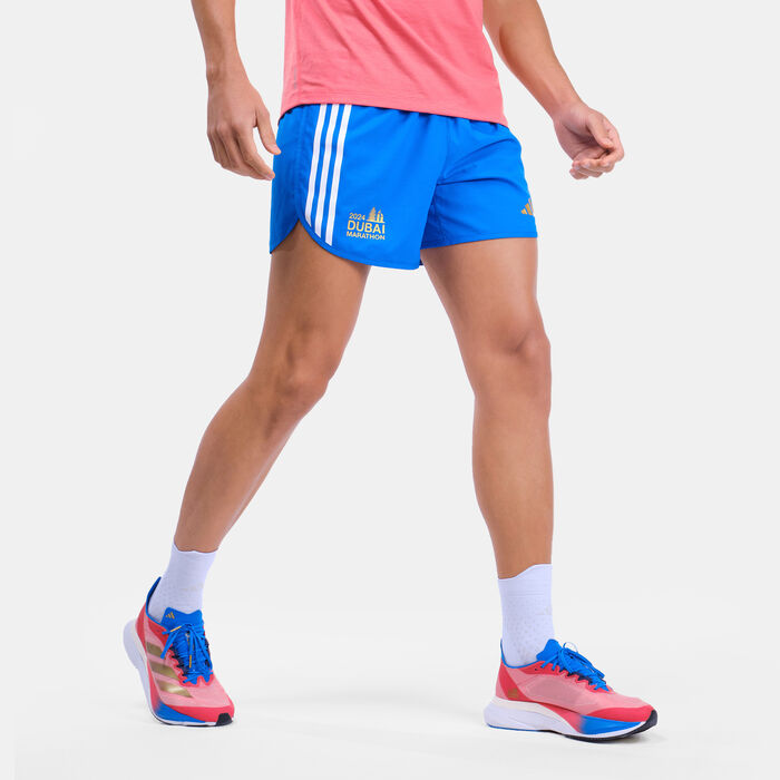 adidas Men's Dubai Marathon Runners Shorts Blue adidas Men's Dubai Marathon Runners Shorts Blue image number 0