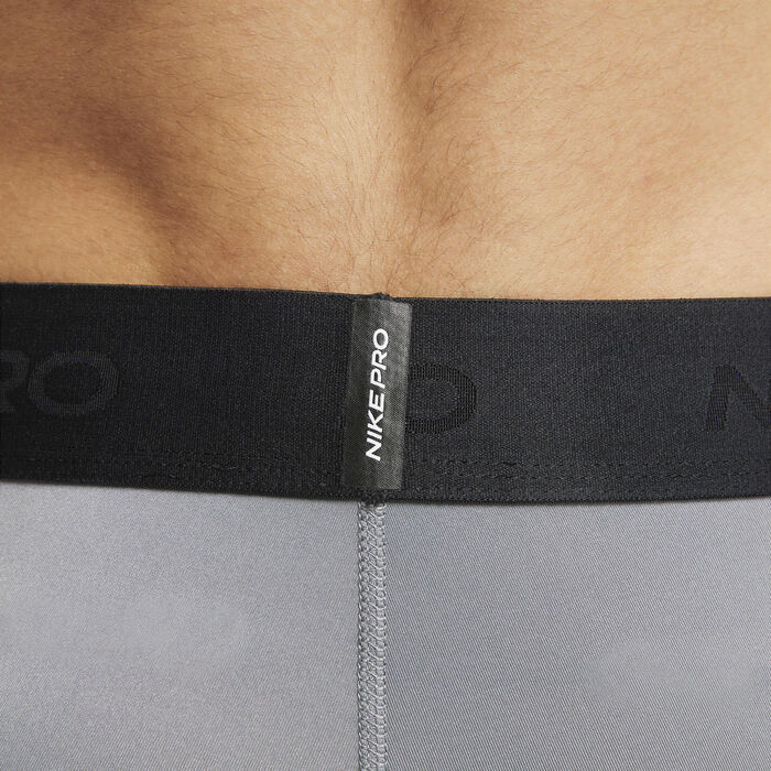 Nike Men's Pro Dri-FIT Training Tights Grey Nike Men's Pro Dri-FIT Training Tights Grey image number 3