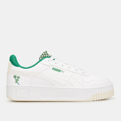 PUMA Women's Carina Street Blossom Shoes White PUMA Women's Carina Street Blossom Shoes White