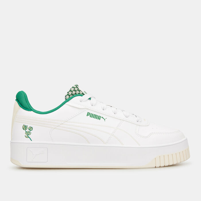 PUMA Women's Carina Street Blossom Shoes White PUMA Women's Carina Street Blossom Shoes White image number 0