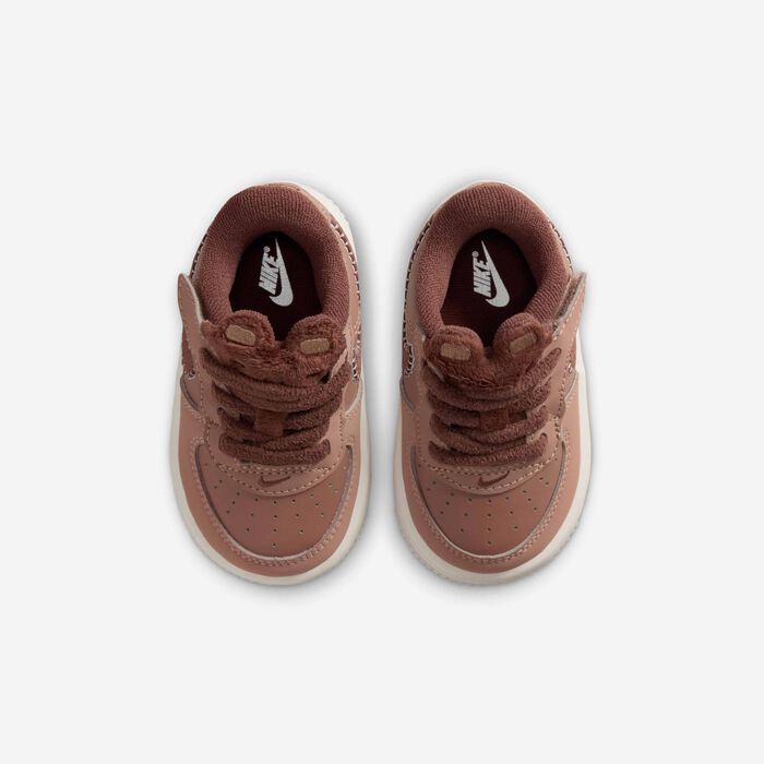 Nike Kids' Force 1 Low EasyOn Shoes Brown image number 3