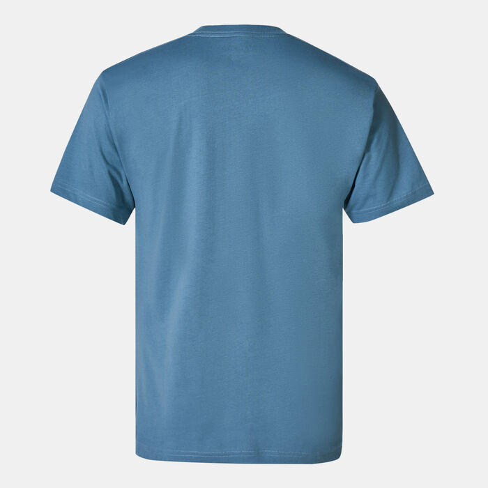 Vans Men's Left Chest Logo T-Shirt Blue image number 1