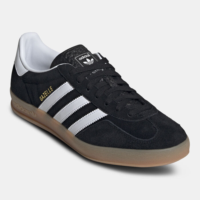 adidas Originals Men's Gazelle Indoor Shoes Black adidas Originals Men's Gazelle Indoor Shoes Black image number 1