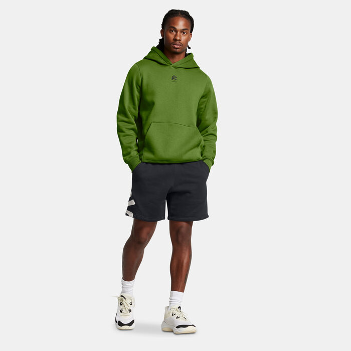 Under Armour Men's Curry Splash Fleece Shorts Black Under Armour Men's Curry Splash Fleece Shorts Black image number 2