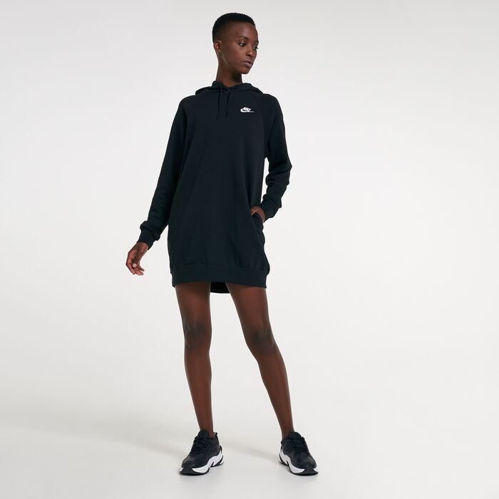 Buy Nike Women's Sportswear Essential Dress Black in KSA -SSS