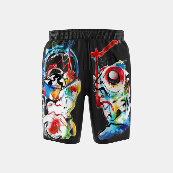 adidas Originals Men's x FEWOCiOUS Shorts Black adidas Originals Men's x FEWOCiOUS Shorts Black image number 0