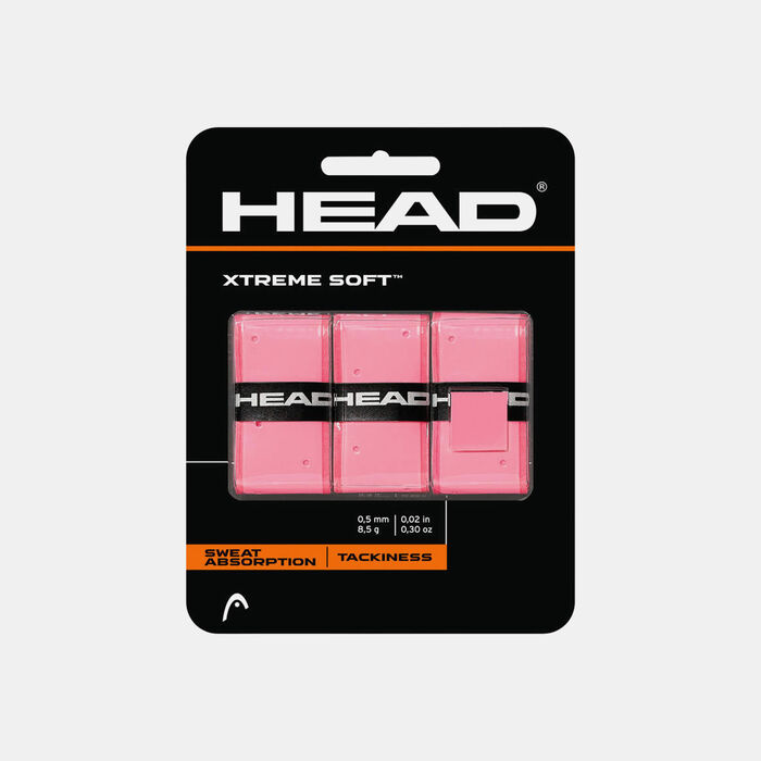 HEAD Xtremesoft™ Tennis Overgrips (3 Pack) Pink HEAD Xtremesoft™ Tennis Overgrips (3 Pack) Pink image number 0