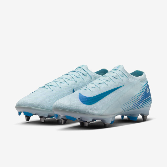 Nike Men's Mercurial Vapor 16 Elite Pro Soft Ground Football Shoes Blue Nike Men's Mercurial Vapor 16 Elite Pro Soft Ground Football Shoes Blue image number 4