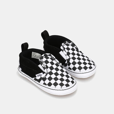 Vans Kids' Checker Slip-On V Crib Unisex Shoe (Baby & Toddler) Multi-Color Vans Kids' Checker Slip-On V Crib Unisex Shoe (Baby & Toddler) Multi-Color