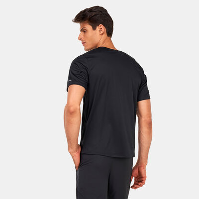 Nike Men's Dri-FIT UV Miler Run Division Graphic T-Shirt Black