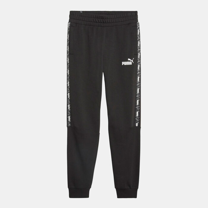 PUMA Men's Essentials+ Tape Camo Sweatpants Black image number 0