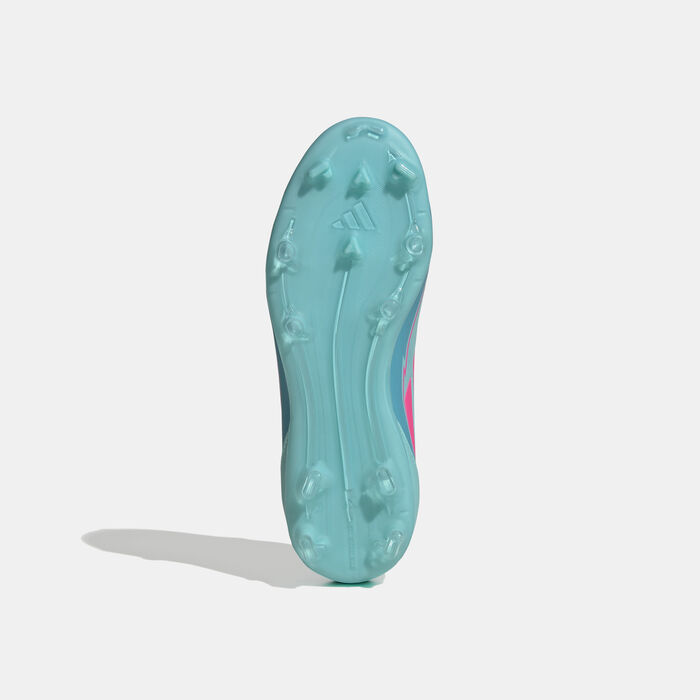 adidas Kids' F50 League Messi Firm/Multi-Ground Football Shoes Pink image number 3