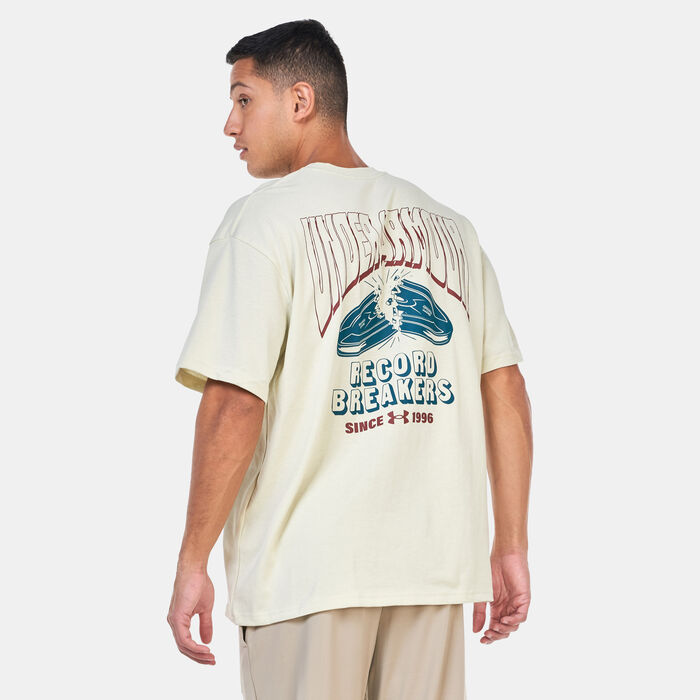 Under Armour Men's Record Breakers T-Shirt White Under Armour Men's Record Breakers T-Shirt White image number 1