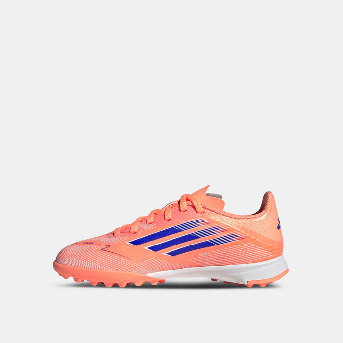 adidas Kids' F50 League Turf Ground Football Shoes Orange adidas Kids' F50 League Turf Ground Football Shoes Orange image number 4