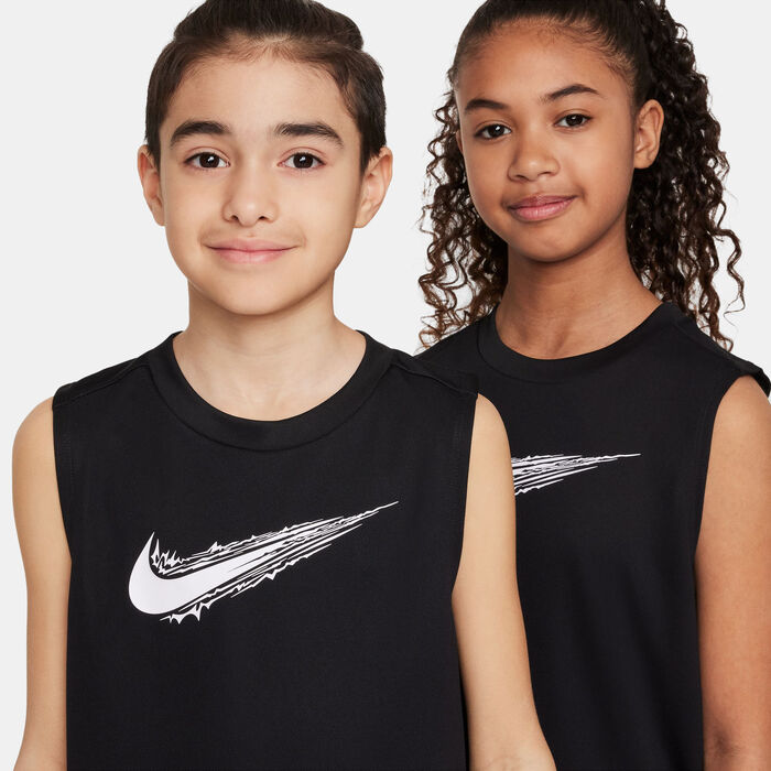 Nike Kids' Multi Dri-FIT Sleeveless T-Shirt Black Nike Kids' Multi Dri-FIT Sleeveless T-Shirt Black image number 3