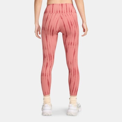 Nike Women's One Printed 7/8 Training Leggings Pink Nike Women's One Printed 7/8 Training Leggings Pink