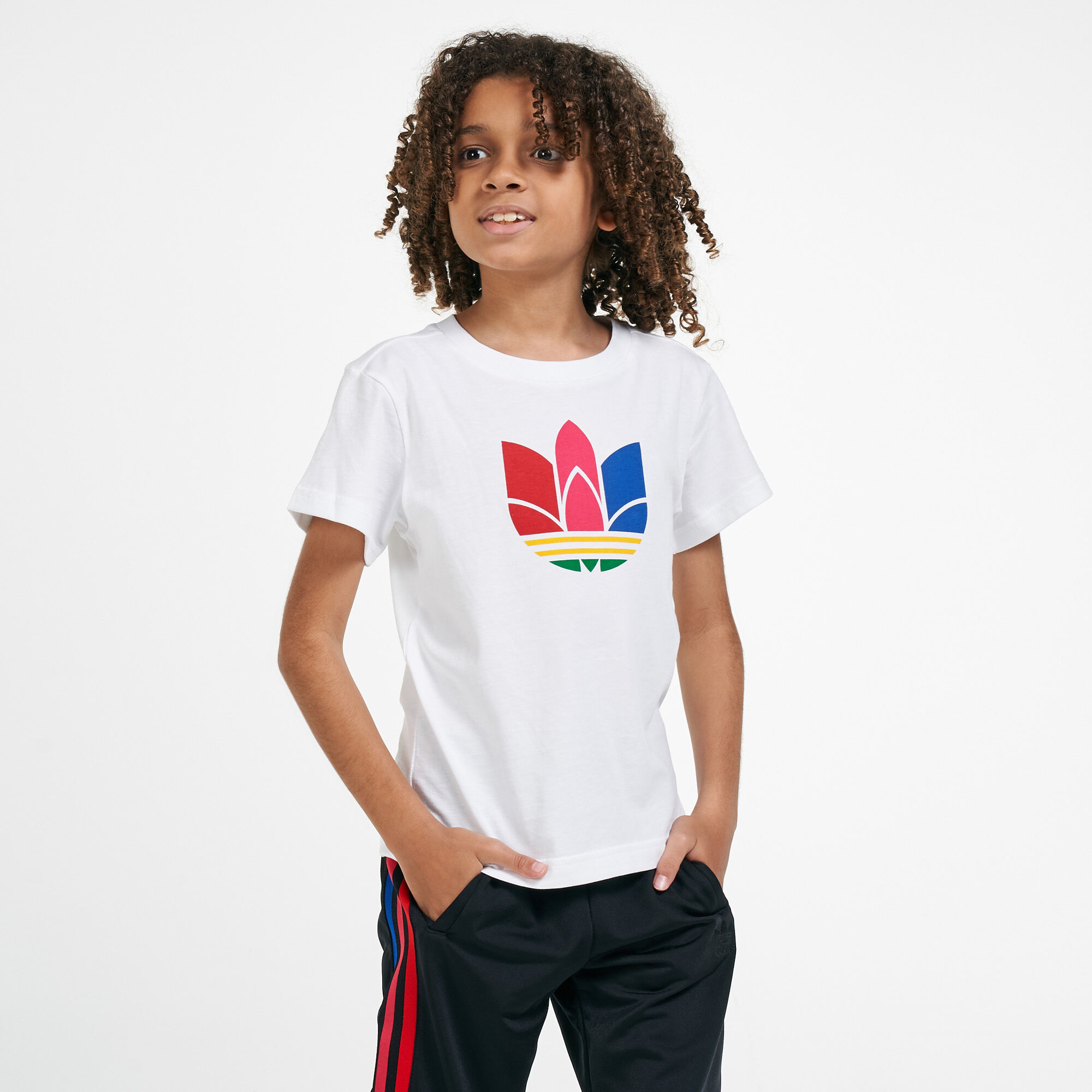 Adidas 3d trefoil tee deals