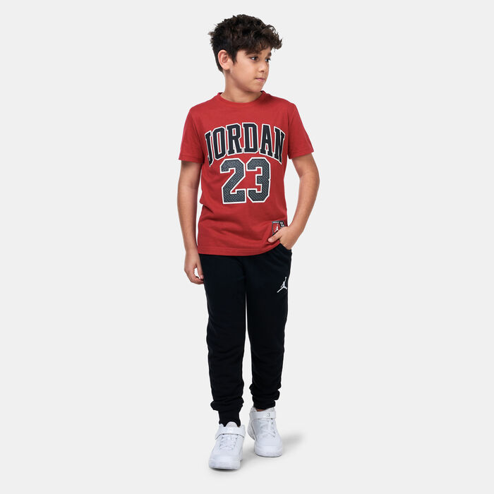 Jordan Kids' Big T-Shirt Red Jordan Kids' Big T-Shirt Red image number 2