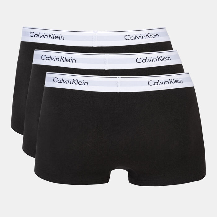 Calvin Klein Men's Modern Trunk Briefs (3 Pack) Black Calvin Klein Men's Modern Trunk Briefs (3 Pack) Black image number 1