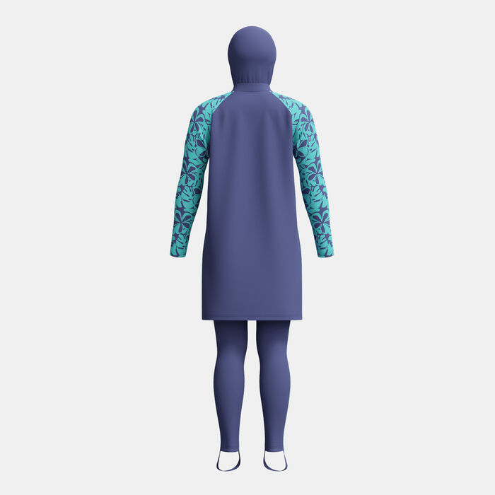 Speedo Women's Modest 3-Piece Swimming Set Purple image number 1