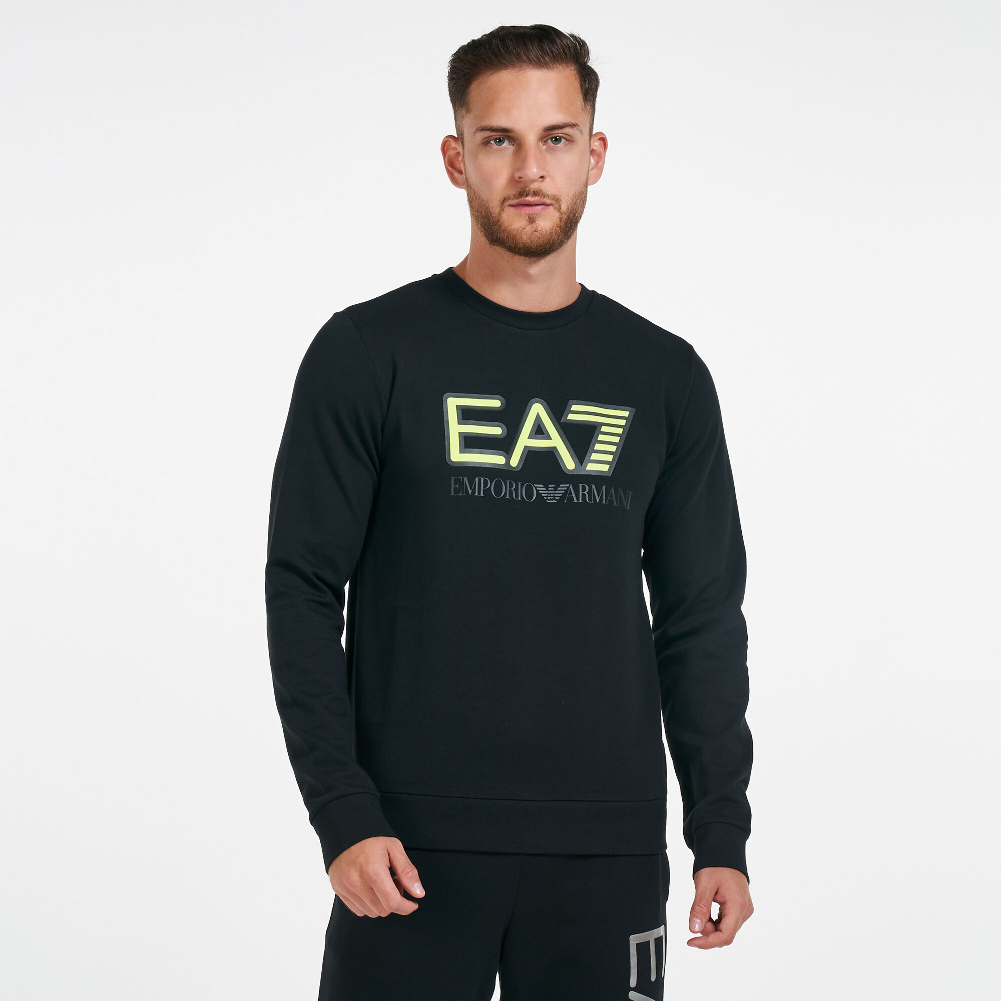 Ea7 2025 logo sweatshirt