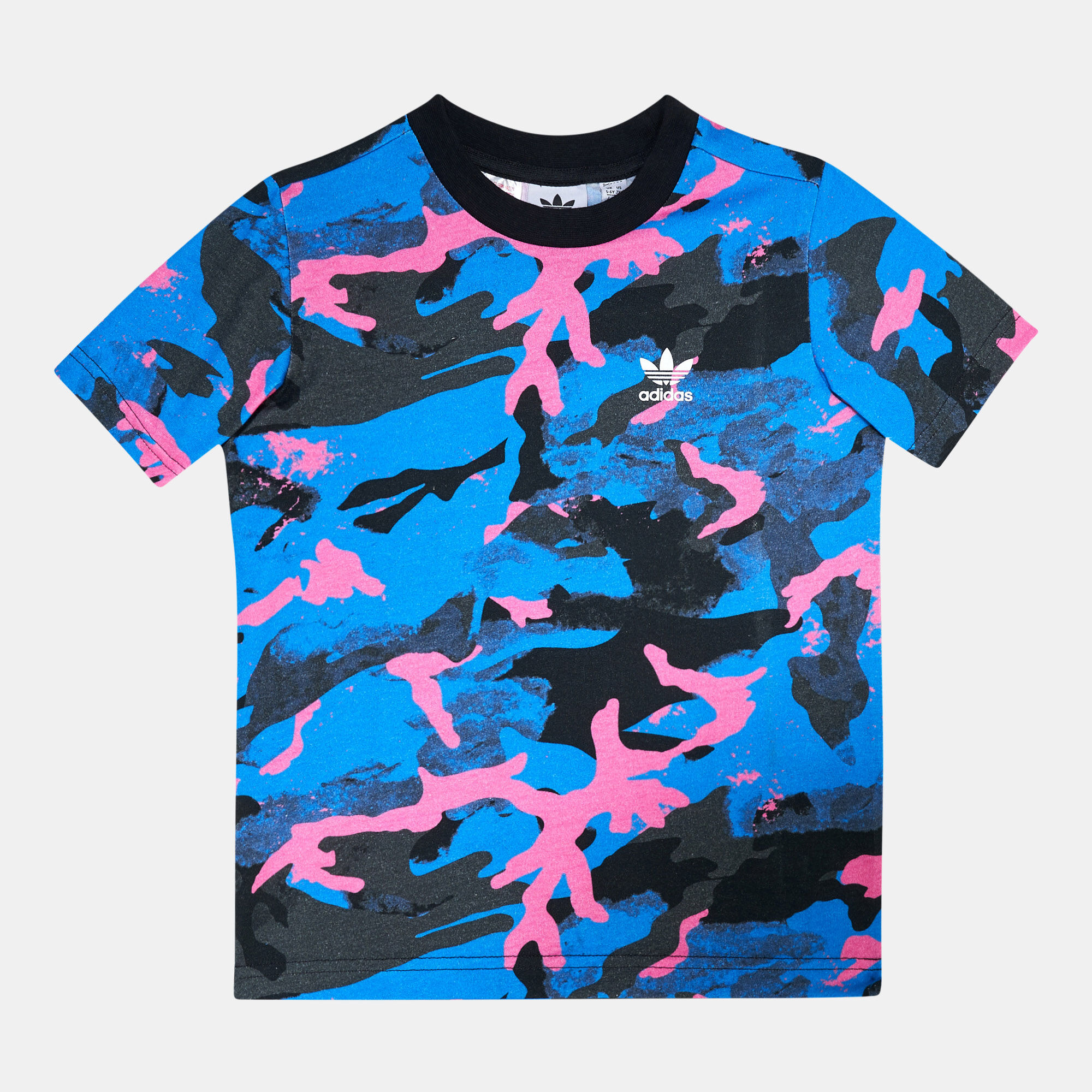 Buy adidas Originals Kids Allover Print Camo T Shirt Blue in KSA SSS