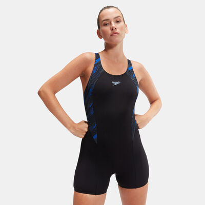 Speedo Women's HyperBoom Splice Legsuit Black Speedo Women's HyperBoom Splice Legsuit Black
