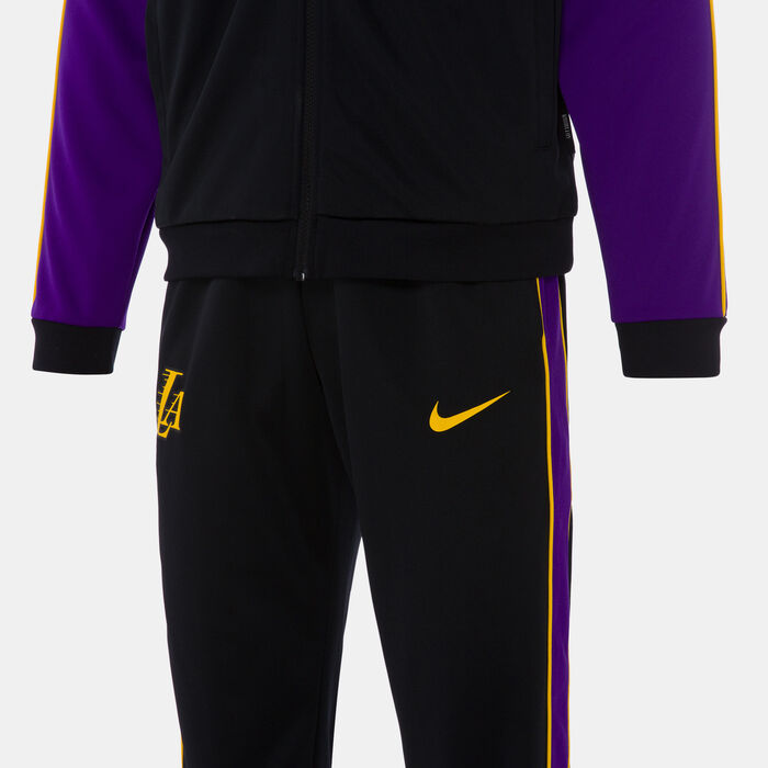 Nike Men's NBA Los Angeles Lakers Club Courtside City Edition Tracksuit Black Nike Men's NBA Los Angeles Lakers Club Courtside City Edition Tracksuit Black image number 3
