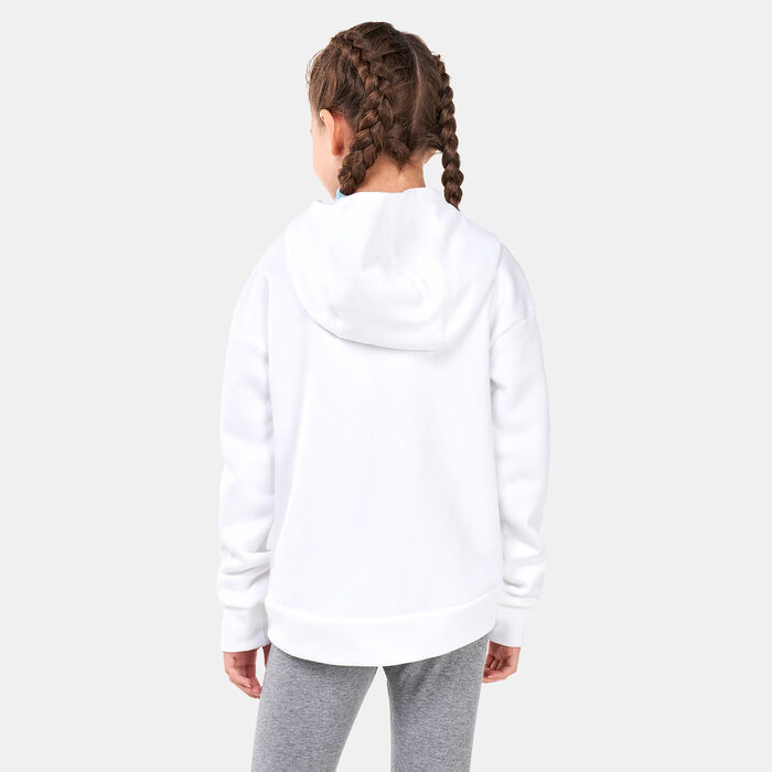 Nike Kids' Sportswear Fleece Hoodie (Older Kids) White image number 1