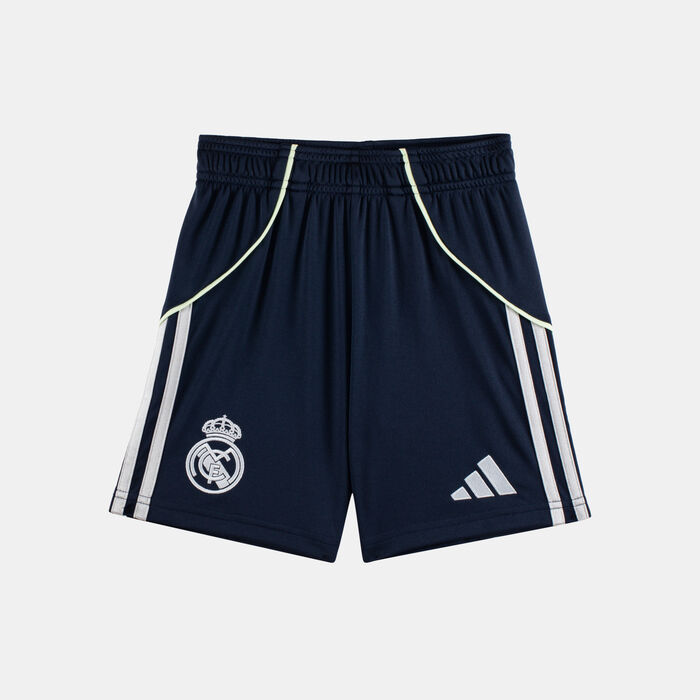 adidas Kids' Real Madrid 25/26 Away Replica Football Shorts Blue adidas Kids' Real Madrid 25/26 Away Replica Football Shorts Blue image number 0