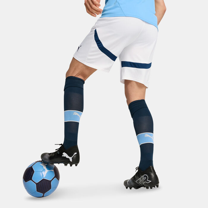 PUMA Men's Manchester City 24/25 Home Replica Football Shorts White PUMA Men's Manchester City 24/25 Home Replica Football Shorts White image number 1