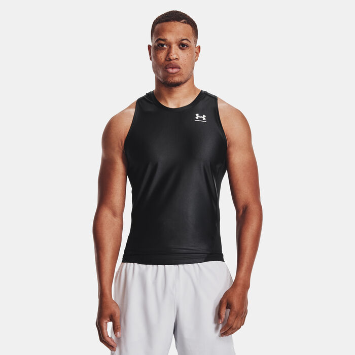 Under Armour Men's UA Iso-Chill Compression Tank Top Black image number 0