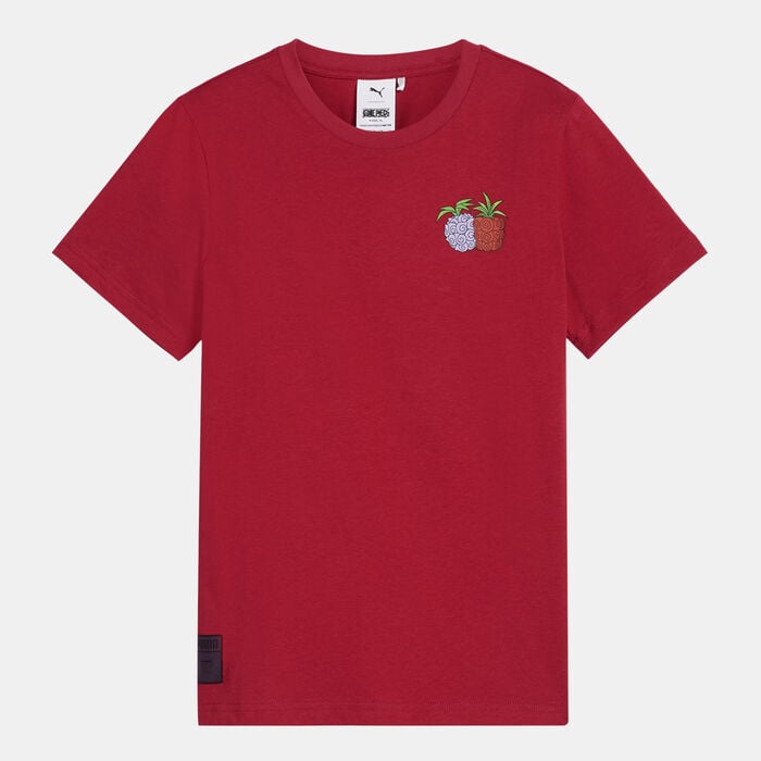 PUMA Kids' x One Piece Graphic T-Shirt Red PUMA Kids' x One Piece Graphic T-Shirt Red image number 0