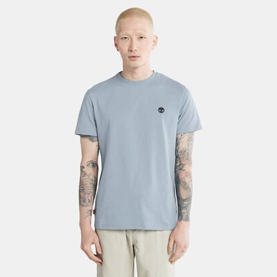Timberland Men's Dunstan River Jersey Crew Slim T-Shirt Blue Timberland Men's Dunstan River Jersey Crew Slim T-Shirt Blue