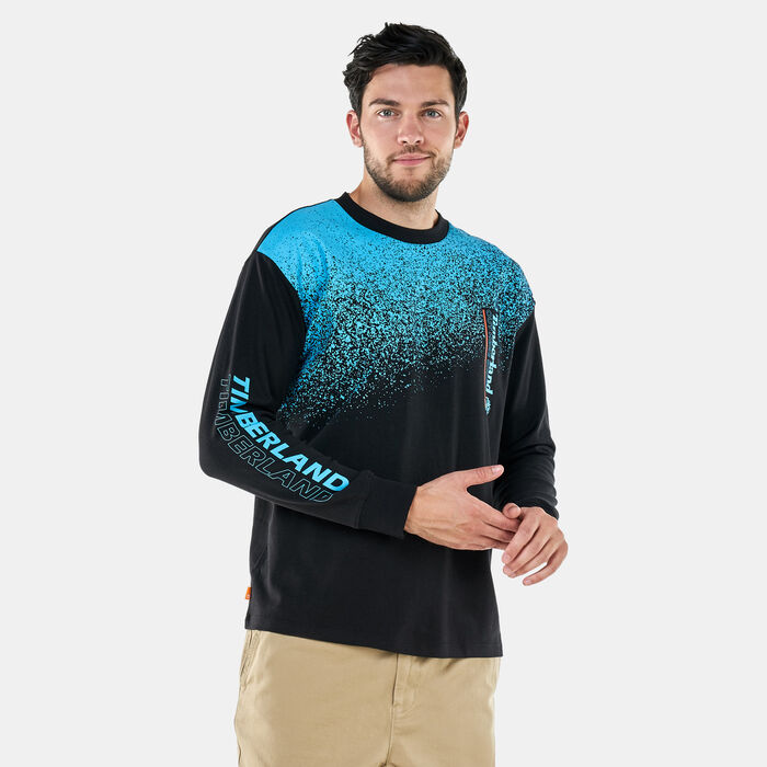 Timberland Men's Outdoor Archive Long-Sleeved Graphic T-Shirt Black image number 0