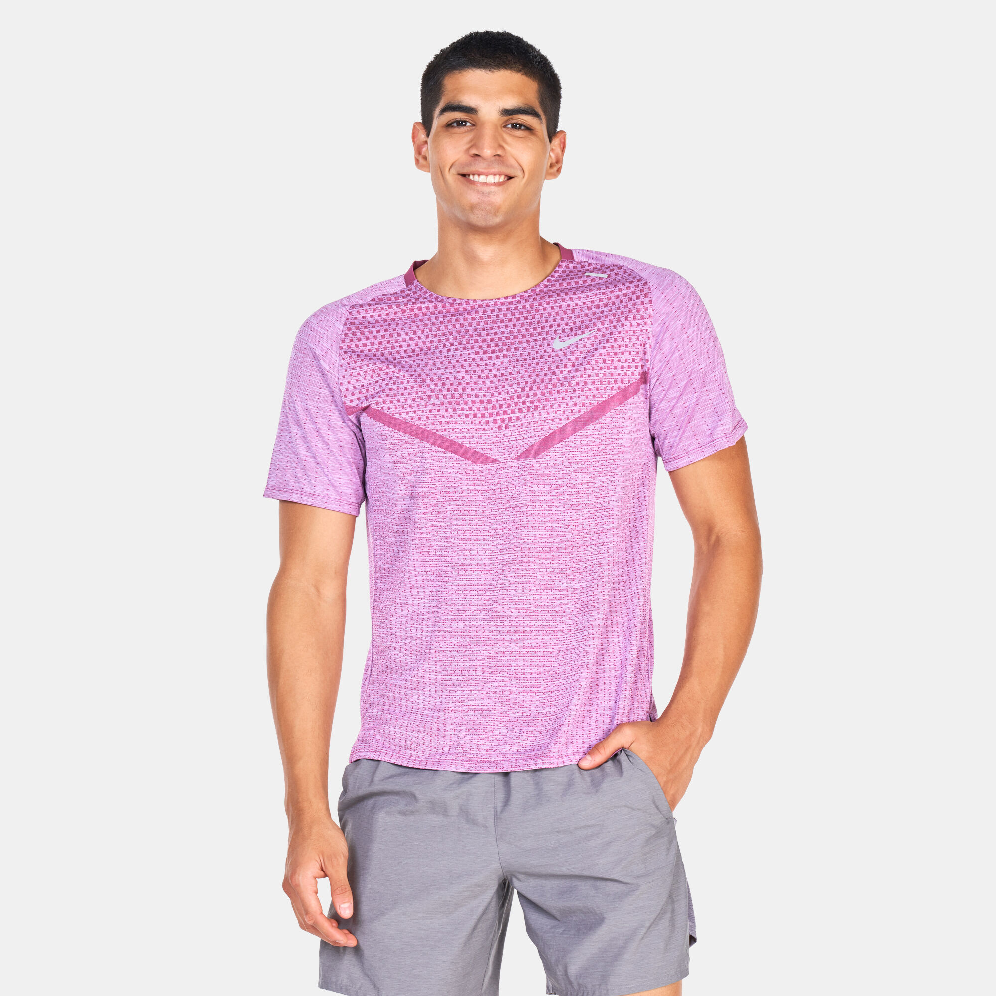 Buy Nike Men s Dri FIT ADV Techknit Ultra T Shirt Pink in KSA SSS