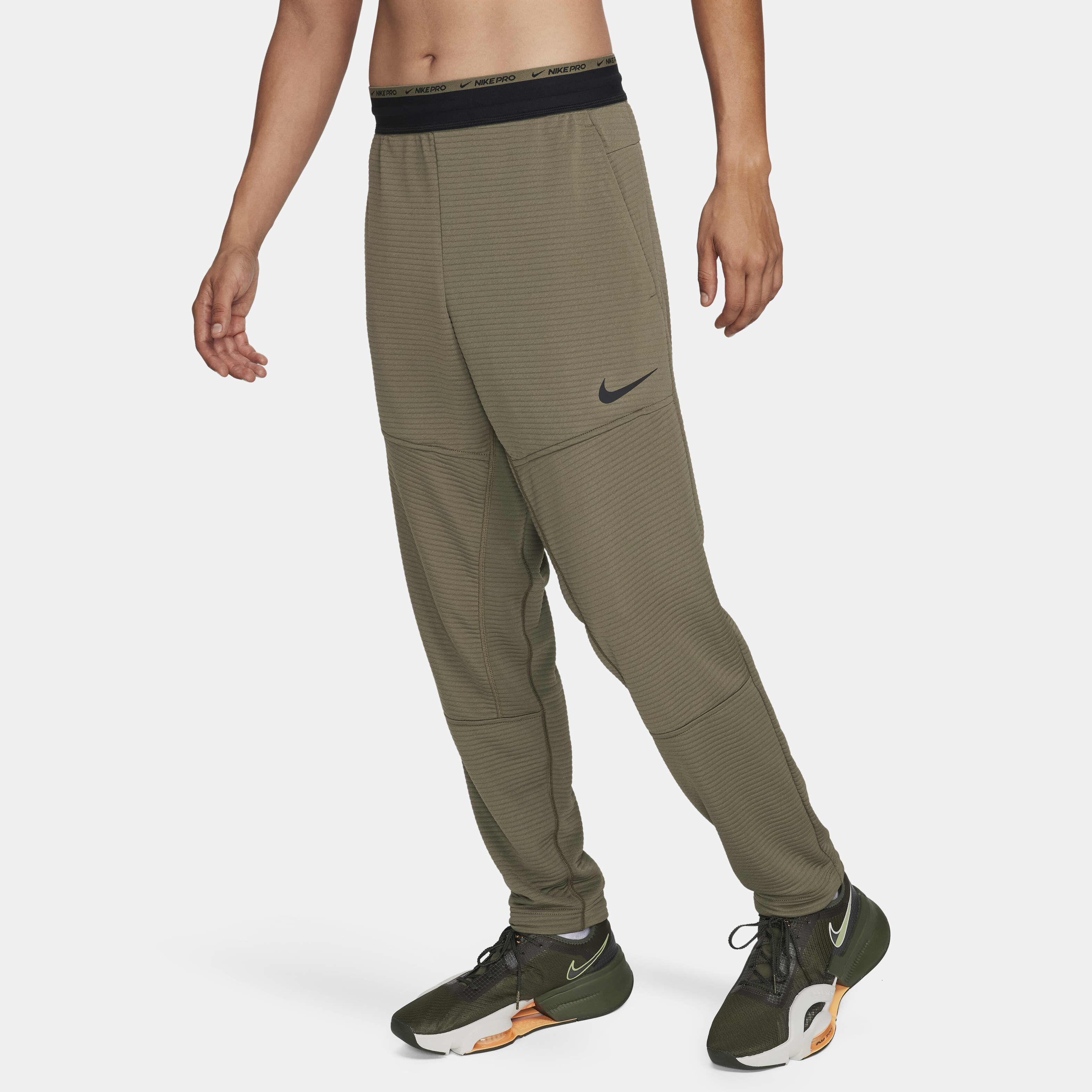 Men s Dri FIT Fleece Fitness Trousers Green Nike in KSA SSS