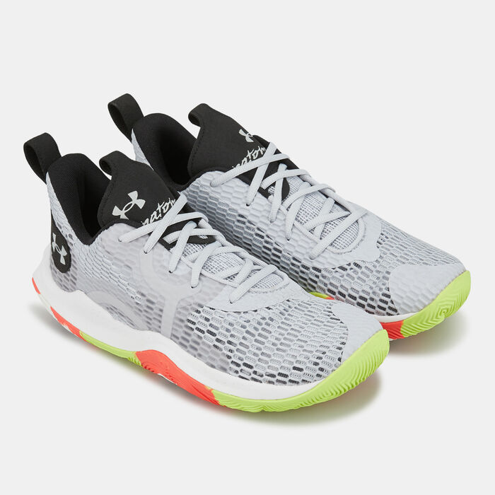 Under Armour UA Spawn 3 Basketball Shoe Grey Under Armour UA Spawn 3 Basketball Shoe Grey image number 1