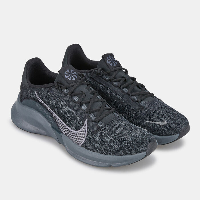 Nike Men's SuperRep Go 3 Next Nature Flyknit Training Shoes Grey Nike Men's SuperRep Go 3 Next Nature Flyknit Training Shoes Grey image number 2