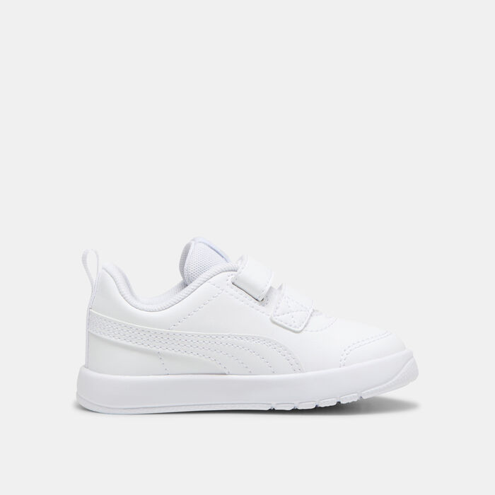 PUMA Kids' Courtflex v3 Velcro Shoes White PUMA Kids' Courtflex v3 Velcro Shoes White image number 2
