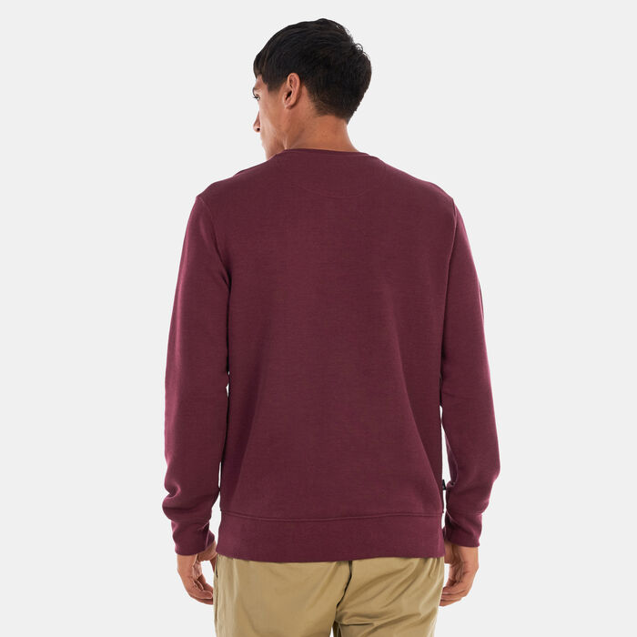Timberland Men's Refibra™ Technology Crew Sweatshirt Blue Timberland Men's Refibra™ Technology Crew Sweatshirt Blue image number 1