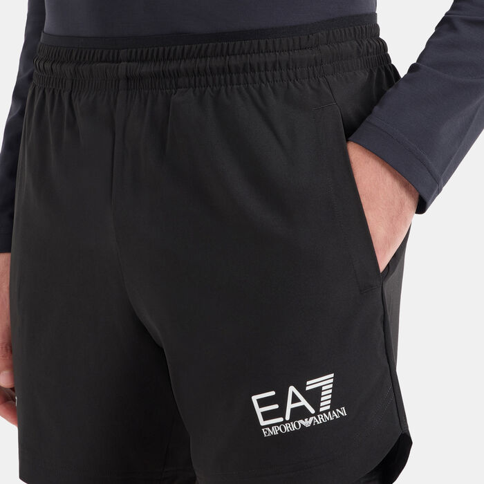 EA7 Emporio Armani Men's Vigor7 Training Shorts Black image number 3
