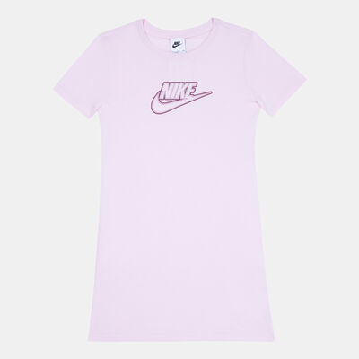 Nike Kids' Sportswear Futura T-Shirt Dress Pink Nike Kids' Sportswear Futura T-Shirt Dress Pink