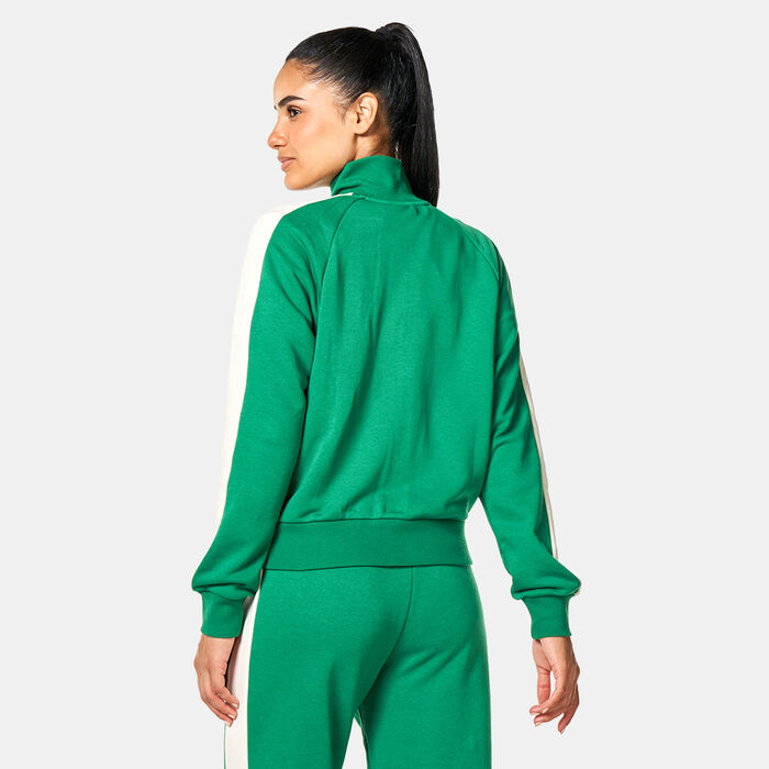 PUMA Women's Iconic T7 Track Jacket Green PUMA Women's Iconic T7 Track Jacket Green image number 1
