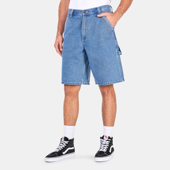 Vans Men's Drill Chore Loose Denim 22-inch Shorts Blue Vans Men's Drill Chore Loose Denim 22-inch Shorts Blue image number 0