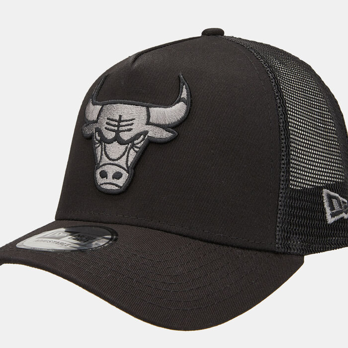 New Era Men's Chicago Bulls Tonal A-Frame Trucker Cap Black New Era Men's Chicago Bulls Tonal A-Frame Trucker Cap Black image number 2